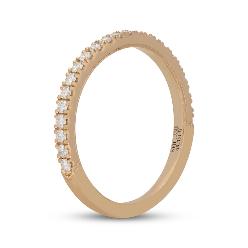 Main Image 2 of Neil Lane Artistry Lab-Grown Diamond Wedding Band 1/3 ct tw 14K Yellow Gold