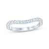 Thumbnail Image 1 of Monique Lhuillier Bliss Lab-Grown Diamond Contour Anniversary Ring 1/2 ct tw 18K White Gold