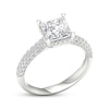 Thumbnail Image 1 of Lab-Created Diamonds by KAY Princess-Cut Engagement Ring 2-1/2 ct tw 14K White Gold