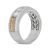 Thumbnail Image 1 of Men's Neil Lane Artistry  Lab-Grown diamond Wedding Band 1-1/2 ct tw 14K Two-Tone Gold