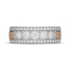 Thumbnail Image 2 of Men's Neil Lane Artistry  Lab-Grown diamond Wedding Band 1-1/2 ct tw 14K Two-Tone Gold