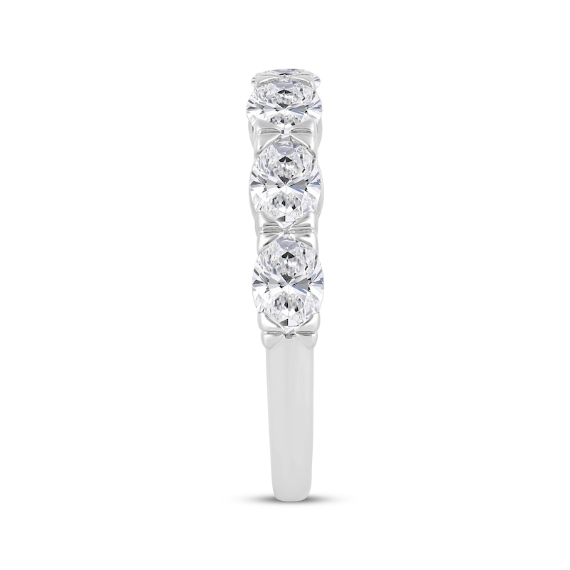 Main Image 2 of Lab-Grown Diamonds by KAY Oval-Cut Anniversary Ring 2 ct tw 14K White Gold