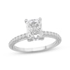 Thumbnail Image 0 of Lab-Created Diamonds by KAY Radiant-Cut Engagement Ring 1-7/8 ct tw 14K White Gold