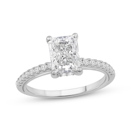 Lab-Created Diamonds by KAY Radiant-Cut Engagement Ring 1-7/8 ct tw 14K White Gold