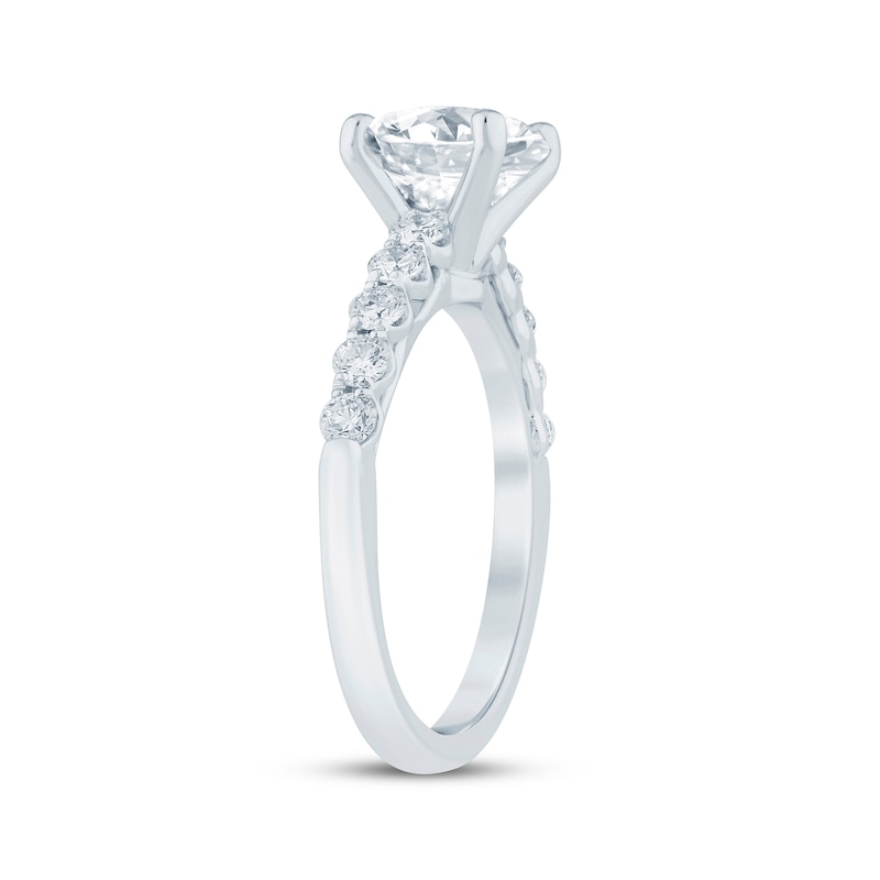 Main Image 2 of Lab-Grown Diamonds by KAY Round-Cut Engagement Ring 2-1/2 ct tw 14K White Gold