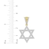 Thumbnail Image 3 of Men's Diamond Star of David Charm 1/2 ct tw 10K Yellow Gold