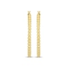 Thumbnail Image 2 of Beaded Hoop Earrings 10K Yellow Gold 30mm