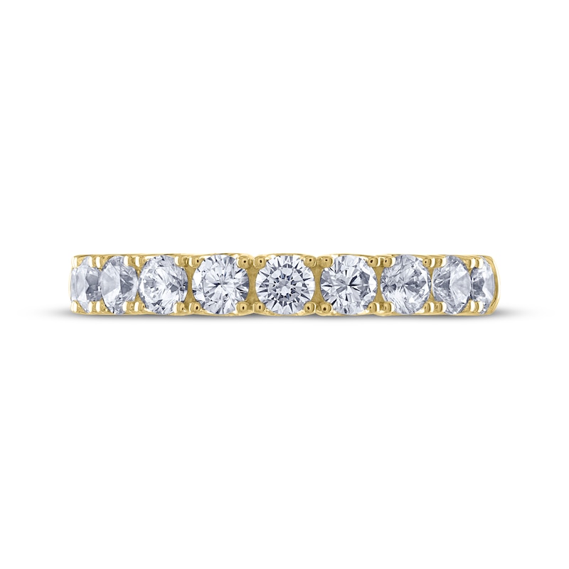 Main Image 3 of THE LEO Legacy Lab-Grown Diamond Anniversary Ring 1 ct tw 14K Yellow Gold