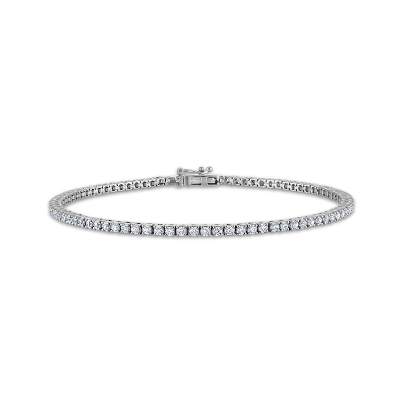 Main Image 1 of THE LEO Diamond Tennis Bracelet 2 ct tw 14K White Gold 7.25&quot;