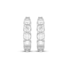 Thumbnail Image 2 of THE LEO Diamond Five-Stone Hoop Earrings 2 ct tw 14K White Gold