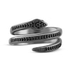 Thumbnail Image 4 of Ink & Ice Black Diamond Coiled Snake Ring 1/5 ct tw Black Rhodium-Plated Sterling Silver