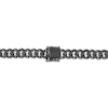 Thumbnail Image 2 of Ink & Ice Men's Black Diamond Curb Chain Necklace 3-1/2 ct tw Black Rhodium-Plated Sterling Silver 22&quot;