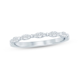 Now + Forever Diamond Wedding Band 1/4 ct tw 14K White Gold