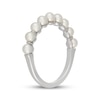 Thumbnail Image 2 of Neil Lane Cultured Akoya Pearl Anniversary Ring 14K White Gold