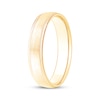 Thumbnail Image 2 of Brushed Milgrain Wedding Band 10K Yellow Gold 4mm