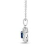 Thumbnail Image 2 of Le Vian Vault Sapphire Necklace 7/8 ct tw Diamonds Platinum 18&quot;