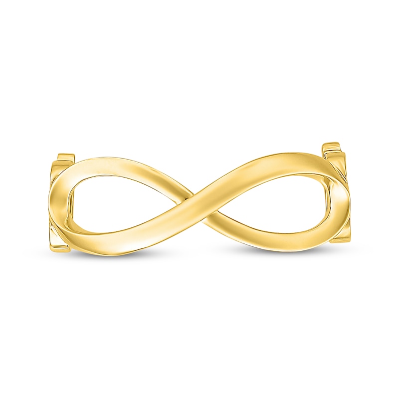 Main Image 1 of Sneaker Bling Infinity Shoelace Charm 14K Yellow Gold-Plated Sterling Silver