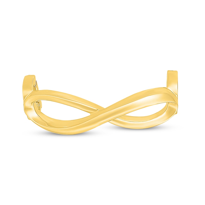 Main Image 2 of Sneaker Bling Infinity Shoelace Charm 14K Yellow Gold-Plated Sterling Silver