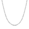 Thumbnail Image 1 of Figaro Chain Necklace 6mm Solid Stainless Steel 22&quot;