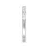 Thumbnail Image 1 of Diamond Anniversary Band 1/5 cttw Round/Baguette 14K White Gold