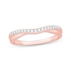 Thumbnail Image 1 of Diamond Anniversary Band 1/10 ct tw Round-cut 14K Rose Gold