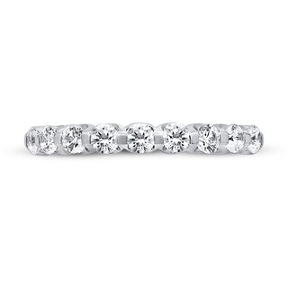 Diamond Anniversary Ring 5/8 ct tw Round-cut 10K White Gold | Kay