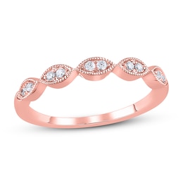 Now + Forever Diamond Anniversary Ring 1/10 ct tw in 10K Rose Gold