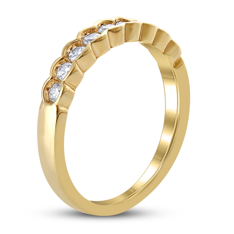 Diamond Anniversary Ring 1/3 ct tw in 14K Yellow Gold | Kay