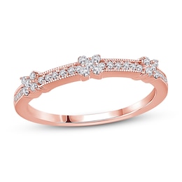 Now + Forever Diamond Anniversary Ring 1/6 ct tw in 10K Rose Gold