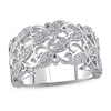 Thumbnail Image 1 of Diamond Anniversary Ring 1/6 ct tw in 10K White Gold