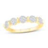 Thumbnail Image 1 of Diamond Anniversary Ring 1/4 ct tw Round-cut 10K Yellow Gold