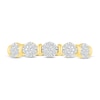 Thumbnail Image 2 of Diamond Anniversary Ring 1/4 ct tw Round-cut 10K Yellow Gold