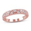 Thumbnail Image 1 of Diamond Anniversary Ring 1/5 ct tw Round-cut 10K Rose Gold