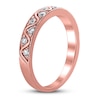 Thumbnail Image 2 of Diamond Anniversary Ring 1/5 ct tw Round-cut 10K Rose Gold