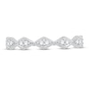 Thumbnail Image 3 of Diamond Anniversary Ring 1/10 ct tw Round-cut 10K White Gold