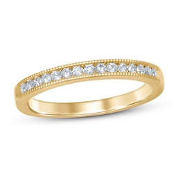 Now + Forever Diamond Anniversary Ring 1/6 ct tw Round-cut 10K Yellow Gold