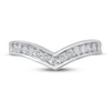 Thumbnail Image 3 of Diamond Contour Ring 1/4 ct tw Round-cut 10K White Gold