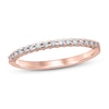 Thumbnail Image 1 of Diamond Anniversary Ring 1/6 ct tw Round-cut 10K Rose Gold