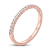 Thumbnail Image 2 of Diamond Anniversary Ring 1/6 ct tw Round-cut 10K Rose Gold