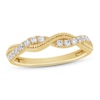 Thumbnail Image 1 of Diamond Anniversary Ring 1/4 ct tw Round-cut 10K Yellow Gold