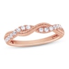 Thumbnail Image 1 of Now + Forever Diamond Anniversary Ring 1/4 ct tw Round-cut 10K Rose Gold