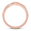 Thumbnail Image 3 of Diamond Anniversary Ring 1/4 ct tw Round-cut 10K Rose Gold