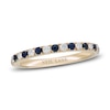 Thumbnail Image 1 of Neil Lane Blue Sapphire & Diamond Anniversary Ring 1/5 ct tw 14K Yellow Gold