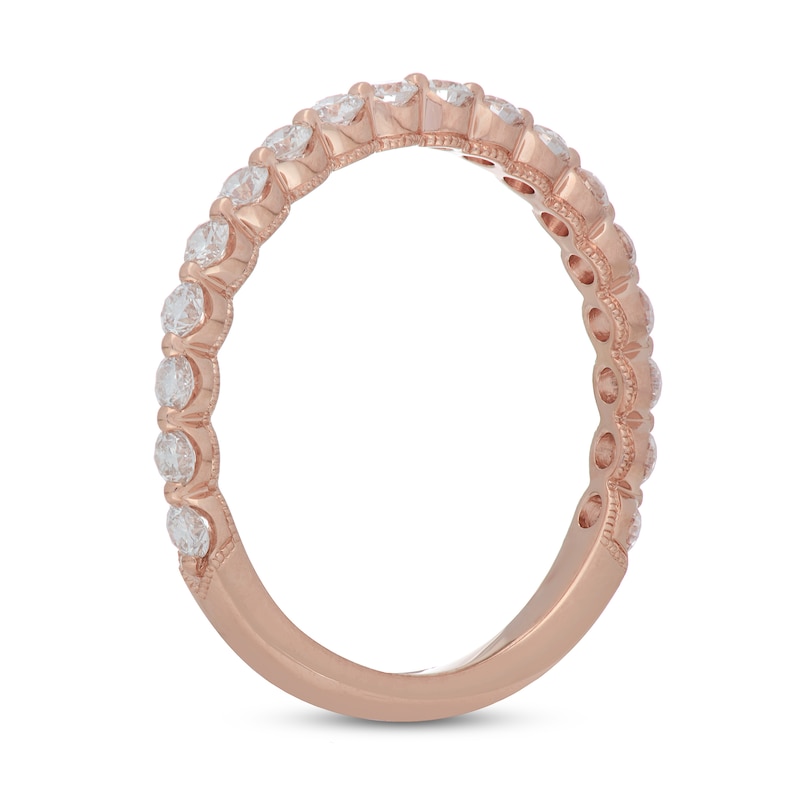 Main Image 2 of Neil Lane Premiere Diamond Band 1/2 ct tw Round 14K Rose Gold