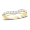 Thumbnail Image 0 of Diamond Contour Band 1/2 ct tw Round-cut 14K Yellow Gold