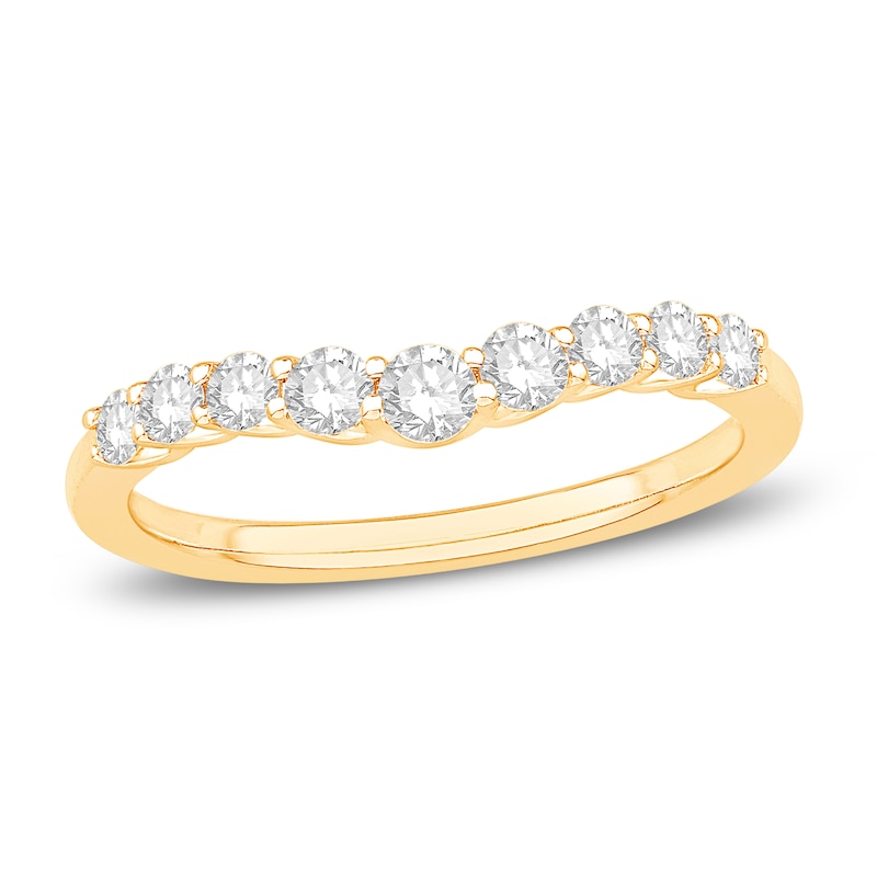 Main Image 1 of Diamond Anniversary Band 1/2 ct tw Round-cut 14K Yellow Gold