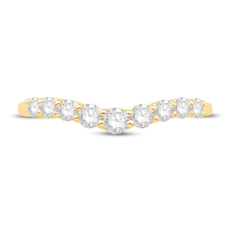 Main Image 3 of Diamond Anniversary Band 1/2 ct tw Round-cut 14K Yellow Gold