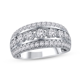 Now + Forever Diamond Anniversary Ring 1 ct tw Round-cut 10K White Gold