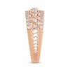 Thumbnail Image 2 of Diamond Anniversary Ring 1/2 ct tw Round-cut 10K Rose Gold