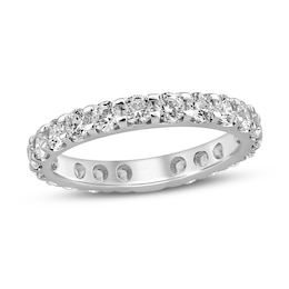 Diamond Sizeable Eternity Ring 2 ct tw Round-cut 14K White Gold